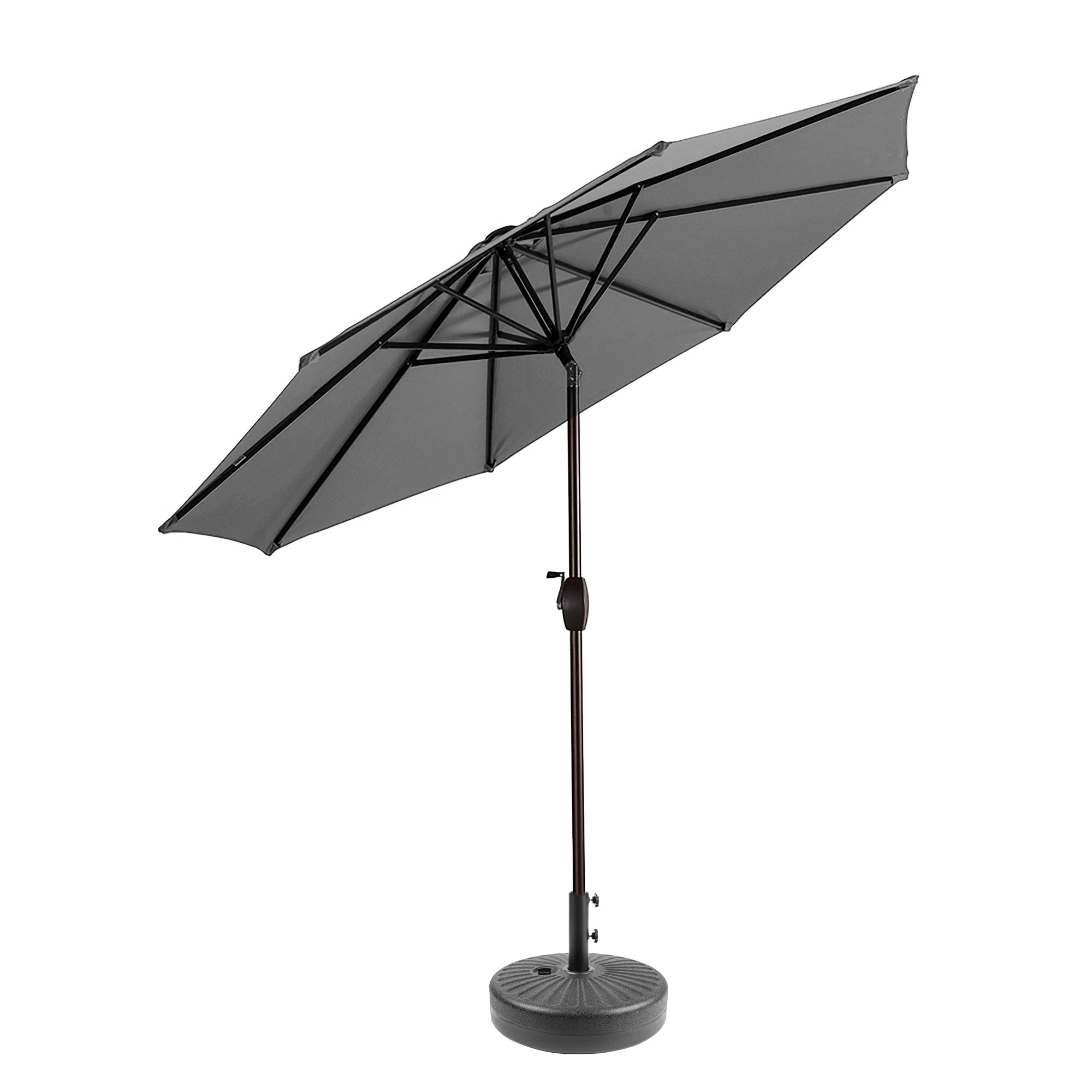 Parasol de terrasse Holme de 2,7 mètres et pied de support