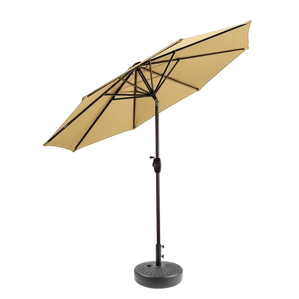 Parasol de terrasse Holme de 2,7 mètres et pied de support