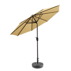 Parasol de terrasse Holme de 2,7 mètres et pied de support