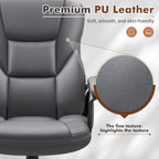 Chaise de bureau Homall, dossier haut, ergonomique, pour ordinateur, pour cadres.