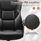 Chaise de bureau Homall, dossier haut, ergonomique, pour ordinateur, pour cadres.