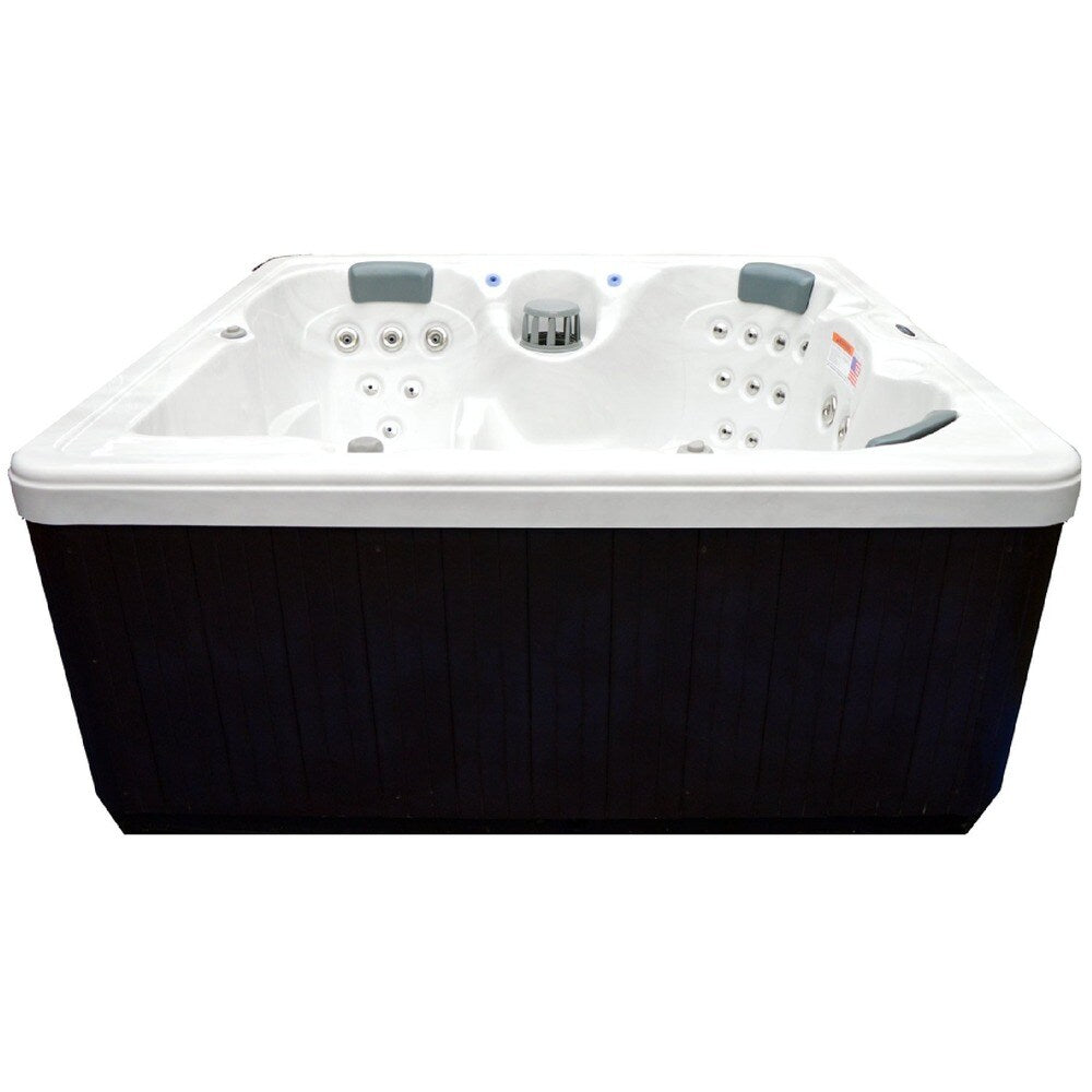 Spa pour 5 personnes avec 51 jets, jets en acier inoxydable et ozonisation - 80x80x34 (Home and Garden)