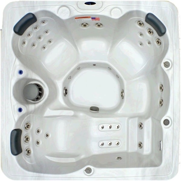 Spa pour 5 personnes avec 51 jets, jets en acier inoxydable et ozonisation - 80x80x34 (Home and Garden)