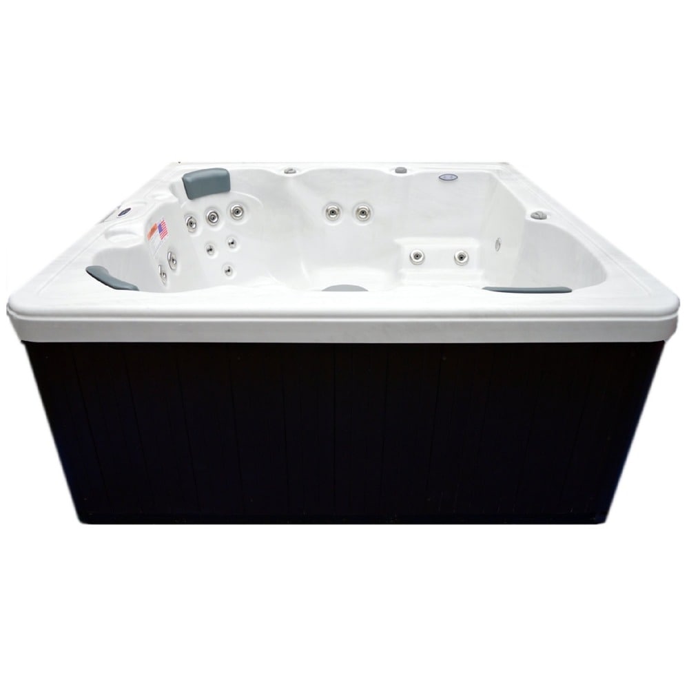 Spa pour 5 personnes avec 51 jets, jets en acier inoxydable et ozonisation - 80x80x34 (Home and Garden)