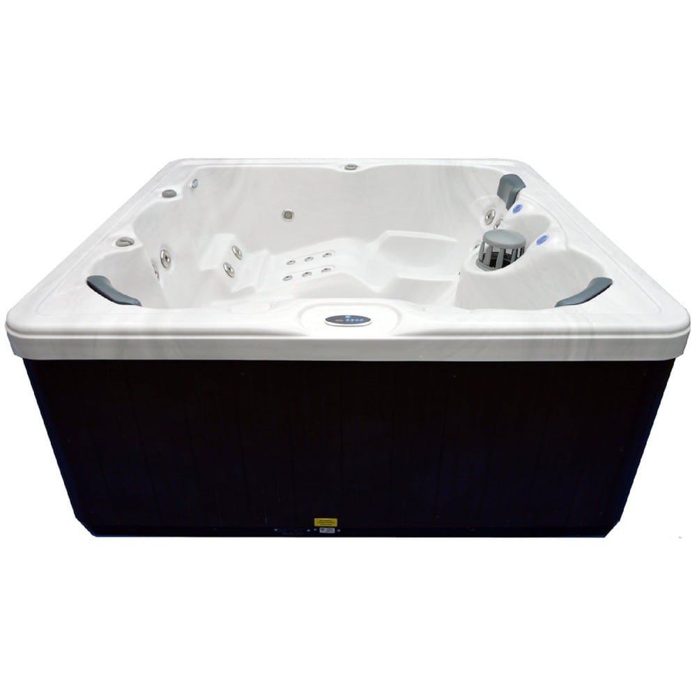 Spa pour 5 personnes avec 51 jets, jets en acier inoxydable et ozonisation - 80x80x34 (Home and Garden)