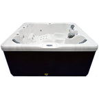 Spa pour 5 personnes avec 51 jets, jets en acier inoxydable et ozonisation - 80x80x34 (Home and Garden)