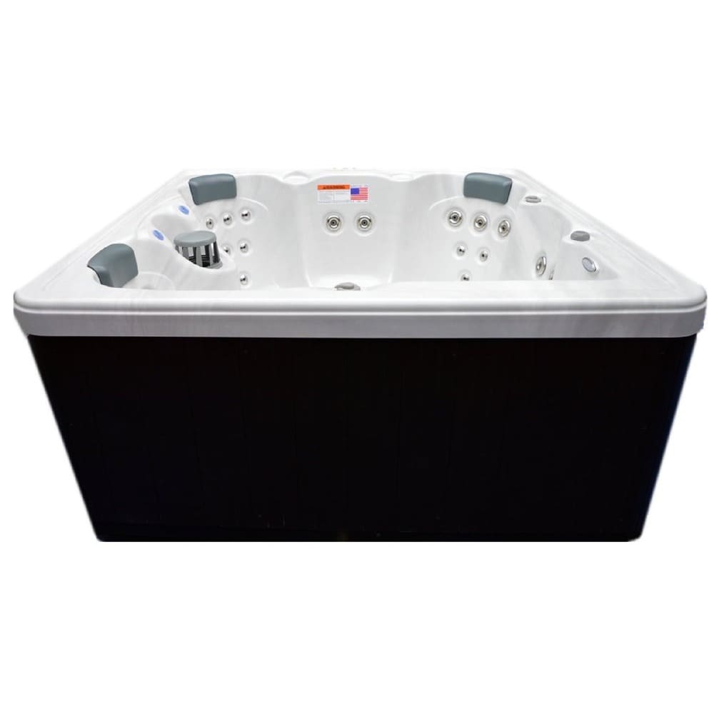 Spa pour 5 personnes avec 51 jets, jets en acier inoxydable et ozonisation - 80x80x34 (Home and Garden)