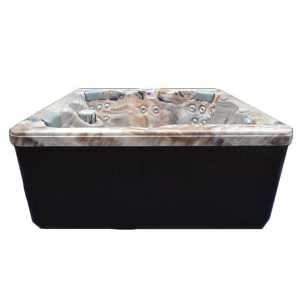 Home and Garden Spas Spa à remous 5 places avec 51 jets et système à ozone - 80x80x34