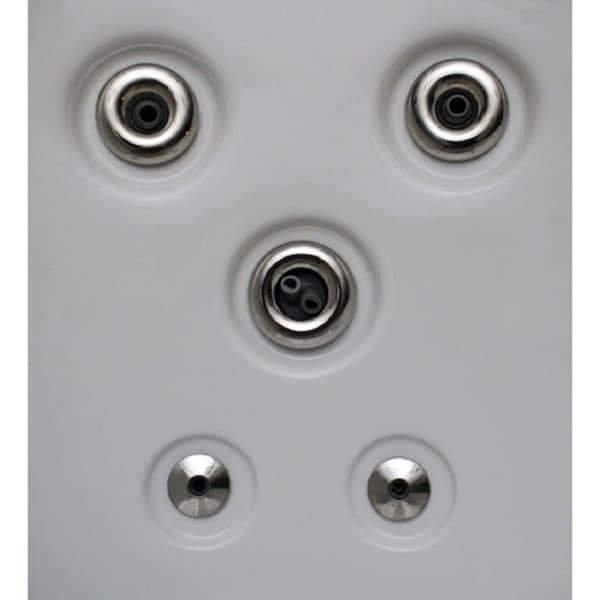 Home and Garden Spas Spa à remous 5 places avec 51 jets et système à ozone - 80x80x34