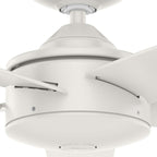 Ventilateur de plafond Hunter 52 Shorebreak WeatherMax pour intérieur/extérieur avec commande murale - Résistant aux intempéries extrêmes, au sel et à la corrosion