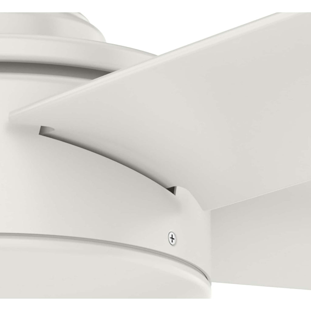 Ventilateur de plafond Hunter 52 Shorebreak WeatherMax pour intérieur/extérieur avec commande murale - Résistant aux intempéries extrêmes, au sel et à la corrosion