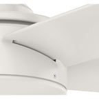 Ventilateur de plafond Hunter 52 Shorebreak WeatherMax pour intérieur/extérieur avec commande murale - Résistant aux intempéries extrêmes, au sel et à la corrosion