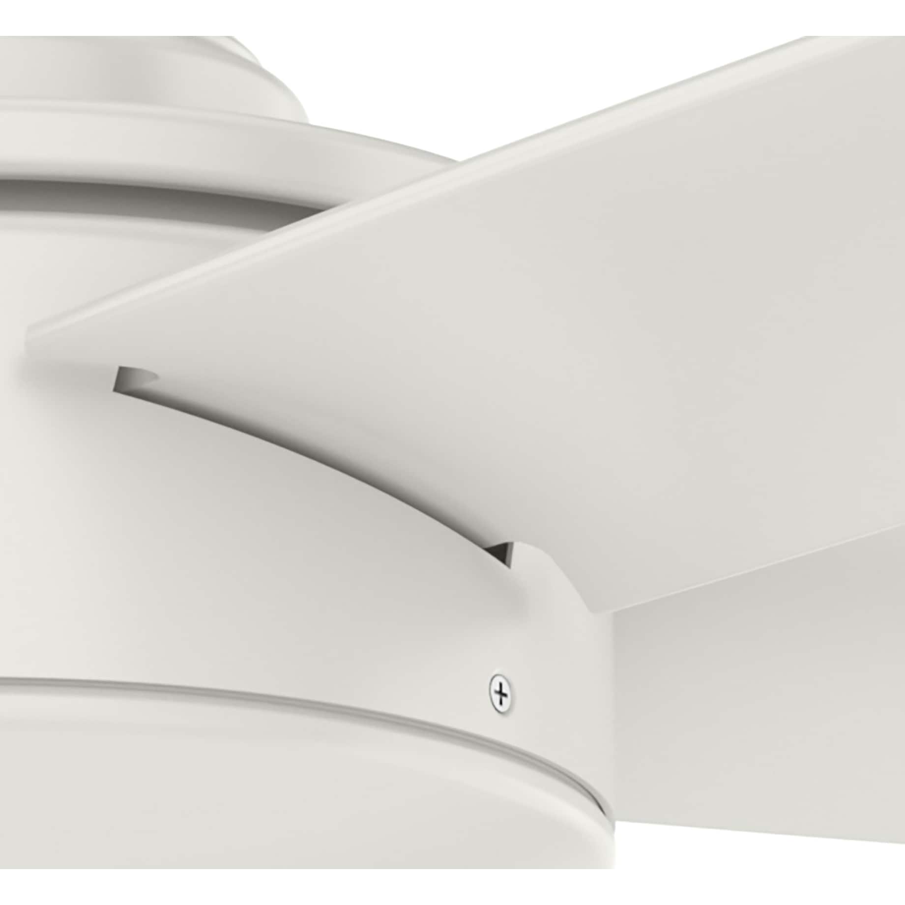 Ventilateur de plafond Hunter 52 Shorebreak WeatherMax pour intérieur/extérieur avec commande murale - Résistant aux intempéries extrêmes, au sel et à la corrosion