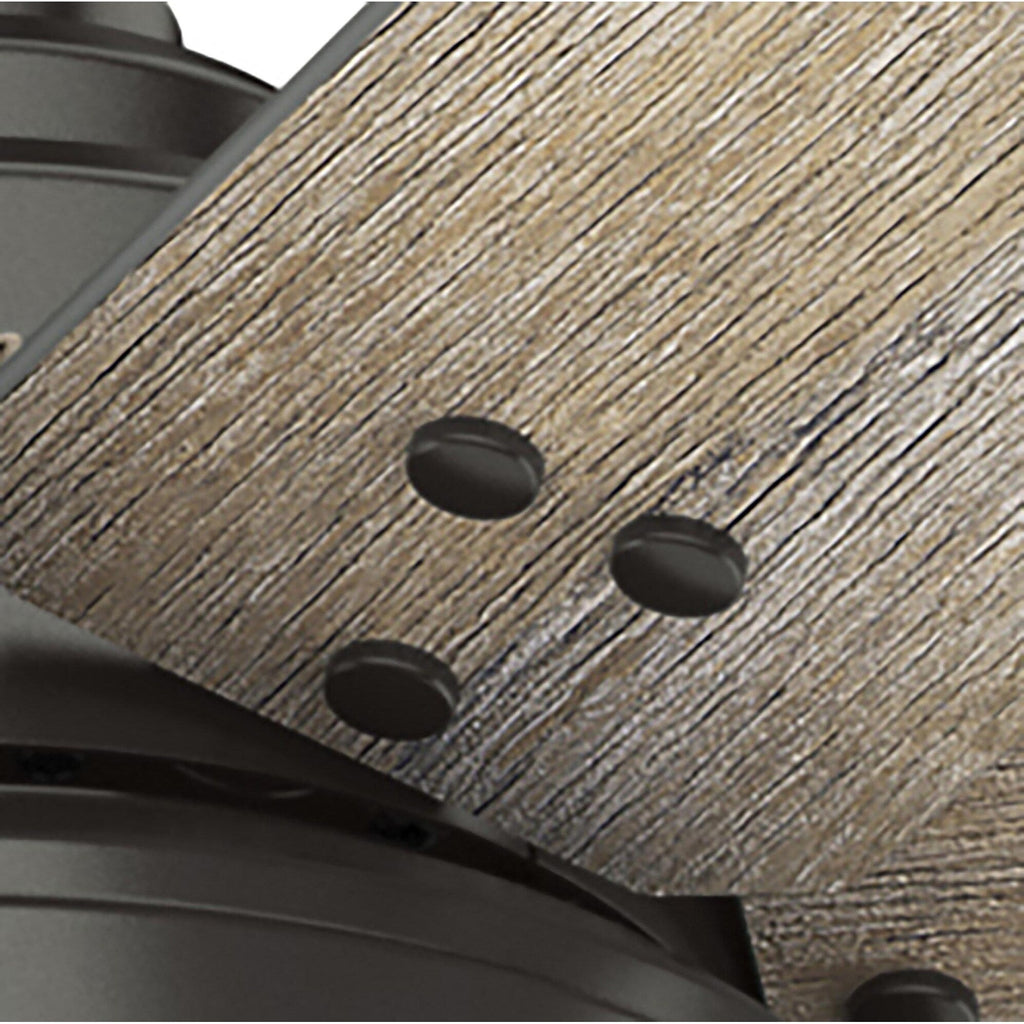 Ventilateur de plafond Hunter Whittington avec éclairage LED et télécommande - Style moulin à vent - Industriel, rustique, style farmhouse - VENTILATEUR INTELLIGENT !