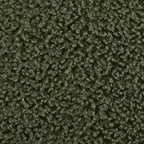 Banc d'appoint incurvé avec rangement INK IVY Bailey en style bouclé