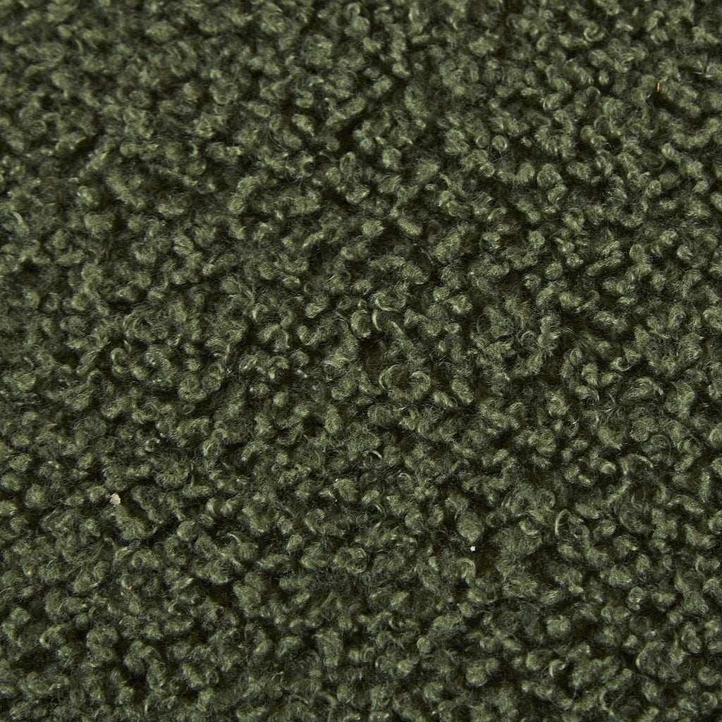 Banc d'appoint incurvé avec rangement INK IVY Bailey en style bouclé