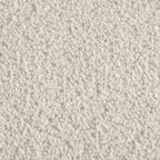 Banc d'appoint incurvé avec rangement INK IVY Bailey en style bouclé