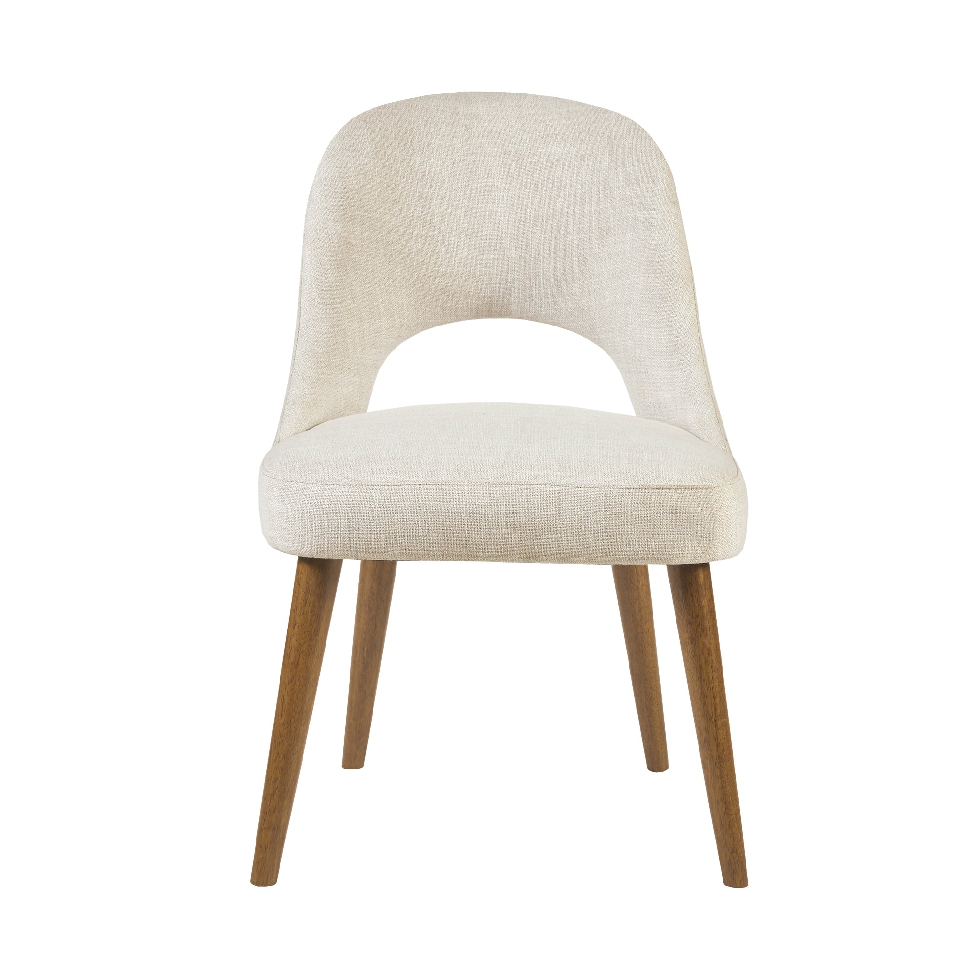 INK IVY Nola - Lot de 2 chaises de salle à manger rembourrées avec dossier ajouré