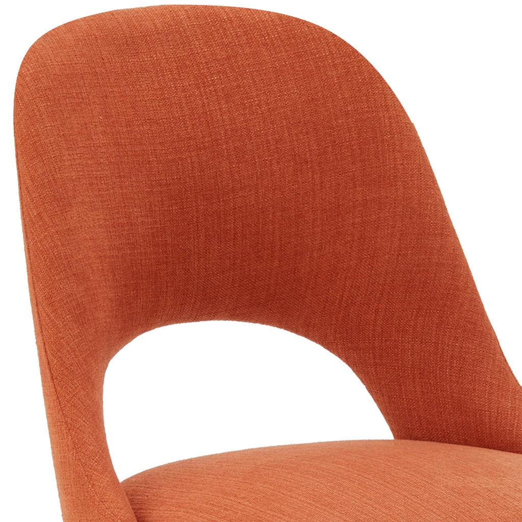 INK IVY Nola - Lot de 2 chaises de salle à manger rembourrées avec dossier ajouré