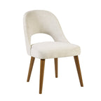 INK IVY Nola - Lot de 2 chaises de salle à manger rembourrées avec dossier ajouré