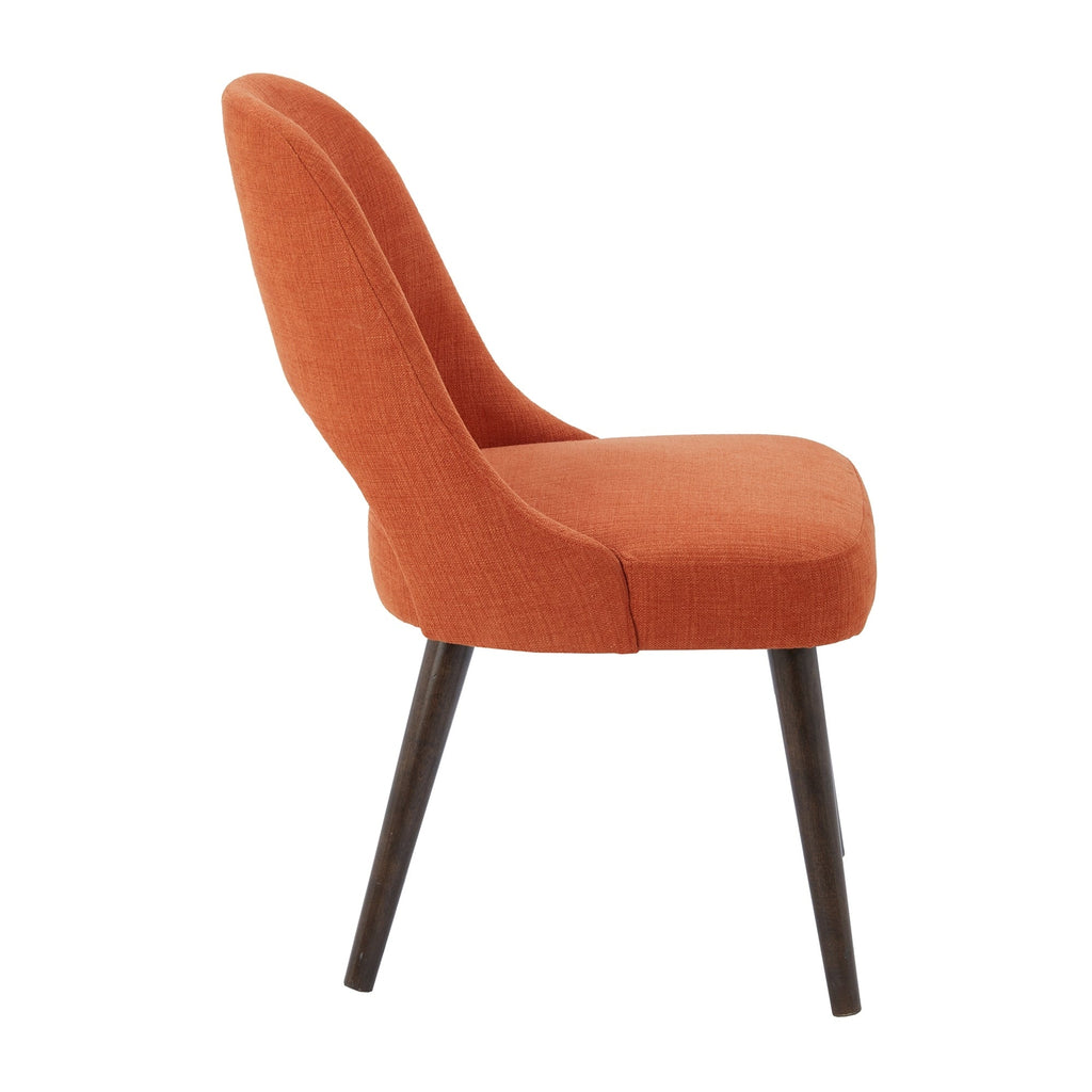 INK IVY Nola - Lot de 2 chaises de salle à manger rembourrées avec dossier ajouré