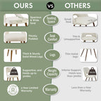 INK IVY Nola - Lot de 2 chaises de salle à manger rembourrées avec dossier ajouré