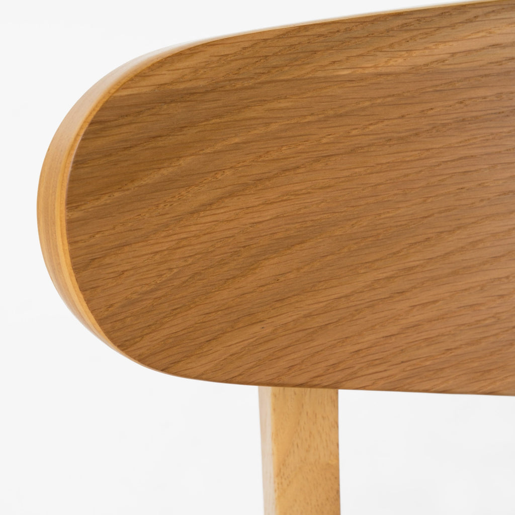 Chaise de salle à manger Abrielle en bois d'hévéa rembourrée, style moderne du milieu du siècle (lot de 2) par Christopher Knight Home