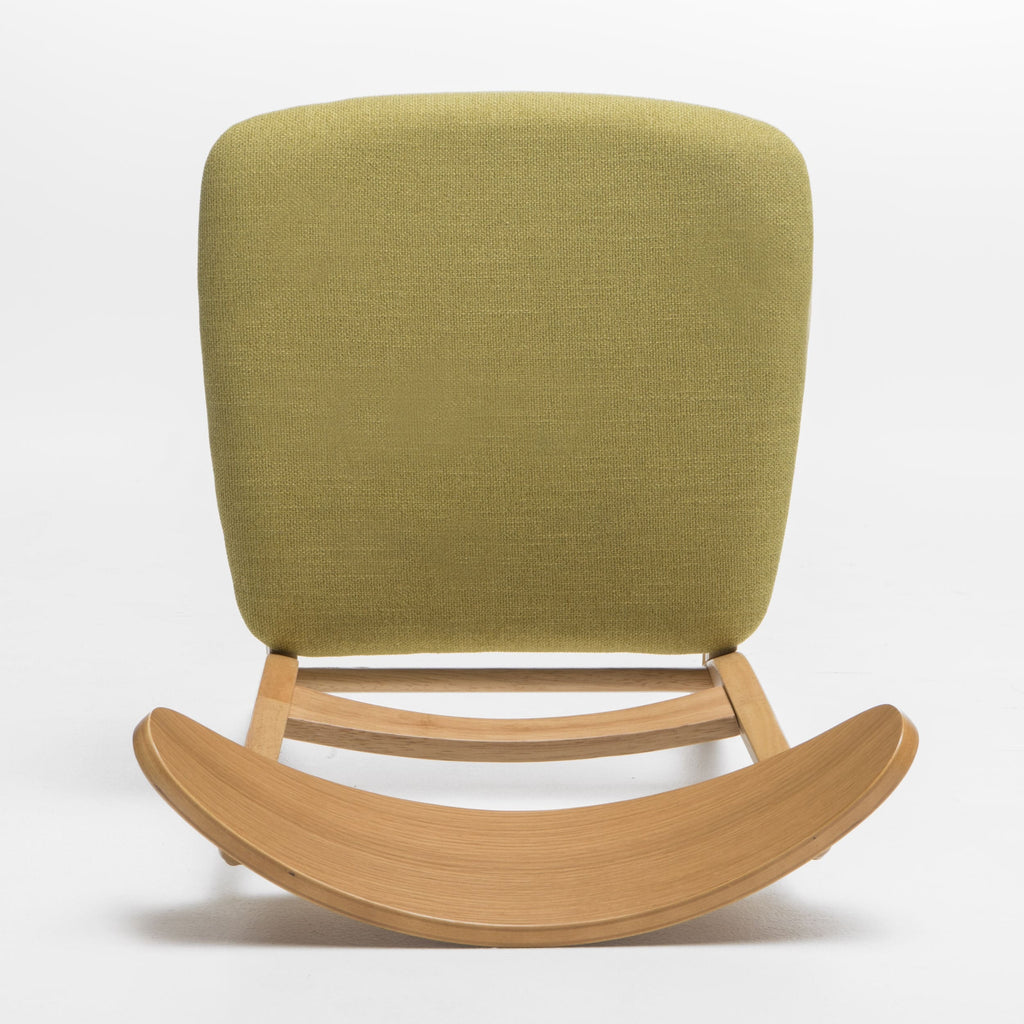 Chaise de salle à manger Abrielle en bois d'hévéa rembourrée, style moderne du milieu du siècle (lot de 2) par Christopher Knight Home