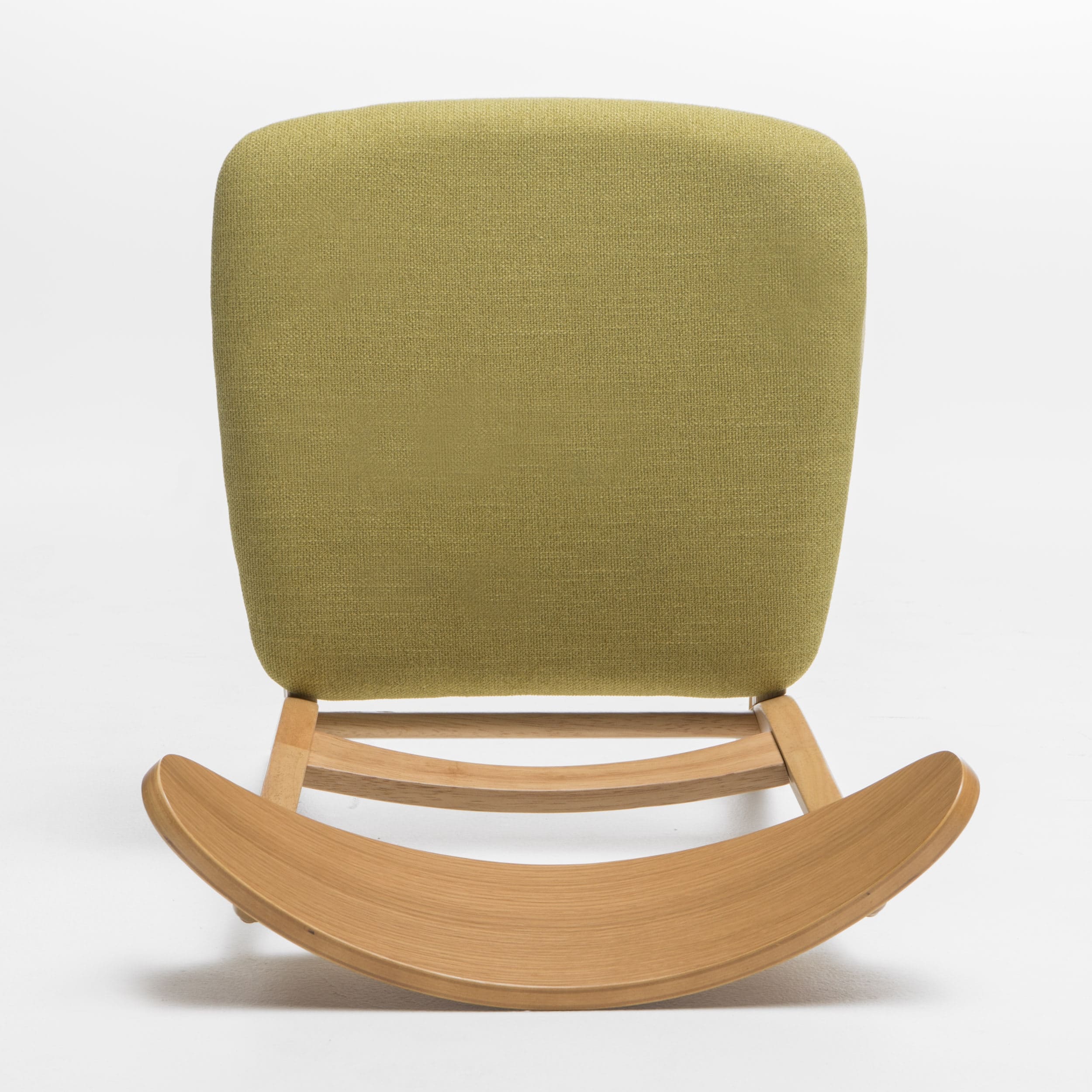 Chaise de salle à manger Abrielle en bois d'hévéa rembourrée, style moderne du milieu du siècle (lot de 2) par Christopher Knight Home