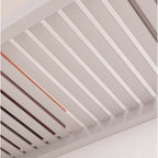 Système de placard à armoire en bois massif John Louis Home, blanc