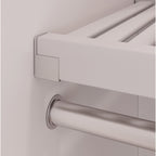 Système de placard à armoire en bois massif John Louis Home, blanc