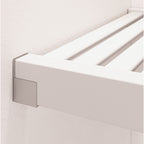 Système de placard à armoire en bois massif John Louis Home, blanc