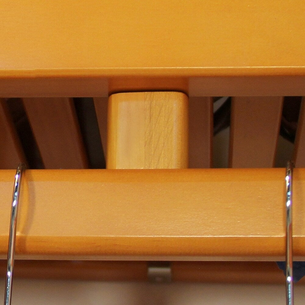 Système de rangement à l'ancienne en bois massif John Louis Home, modèle Simplicity, couleur érable miel.