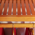 Système de rangement à l'ancienne en bois massif John Louis Home, modèle Simplicity, couleur érable miel.