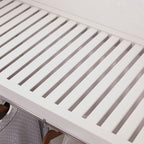 Système de placard à armoire en bois massif John Louis Home avec 3 tiroirs, blanc.