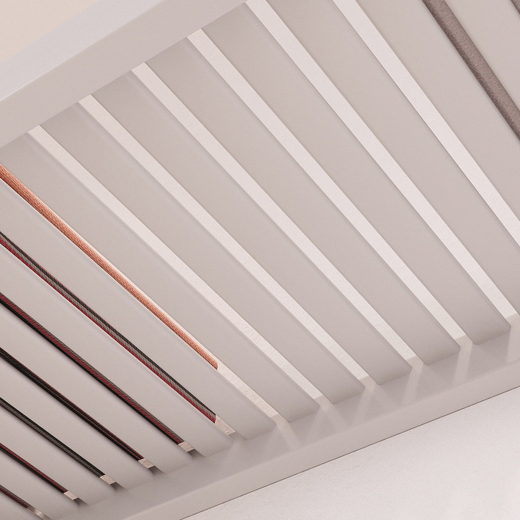 Système de placard à armoire en bois massif John Louis Home avec 3 tiroirs, blanc.