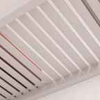 Système de placard à armoire en bois massif John Louis Home avec 3 tiroirs, blanc.