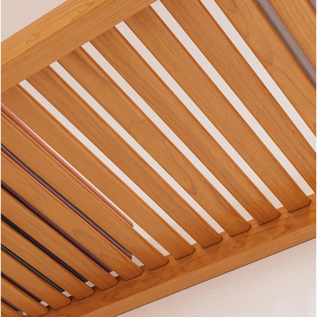 Système de rangement à l'ancienne en bois massif John Louis Home, modèle Simplicity, couleur érable miel.