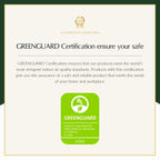 Chaise de bureau moderne Joseph en simili cuir avec verrouillage d'inclinaison et basculement central de HULALA HOME