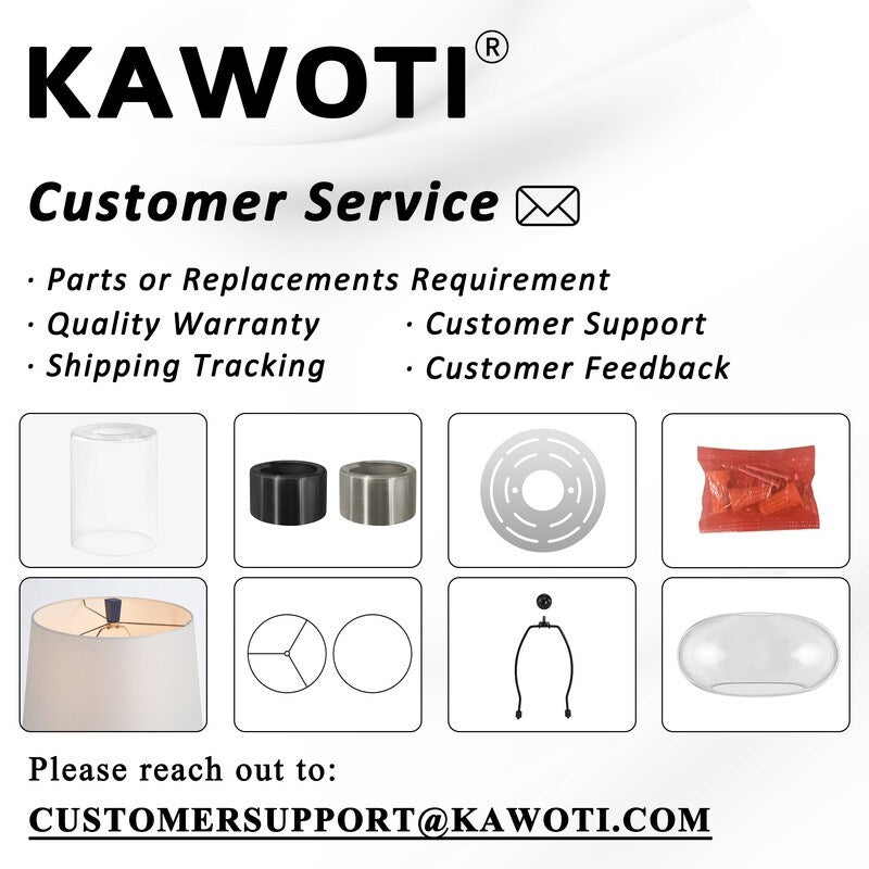 KAWOTI Lustre de salle de bain en métal à 4 lumières avec abat-jour en verre, à intensité variable