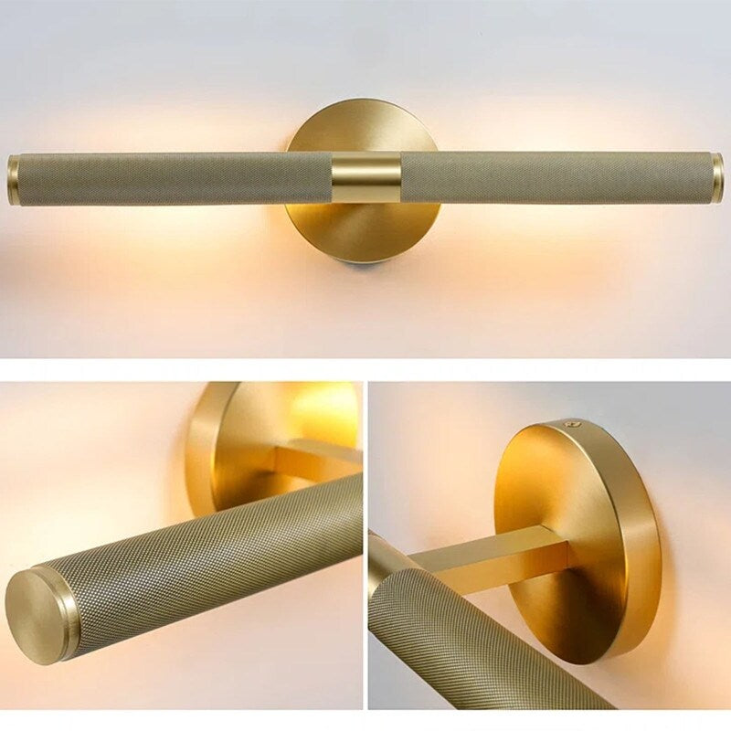 Appliques murales modernes KAYLA, luminaires muraux en laiton, éclairage mural pour salle de bain, salon, éclairage d'intérieur - N/A