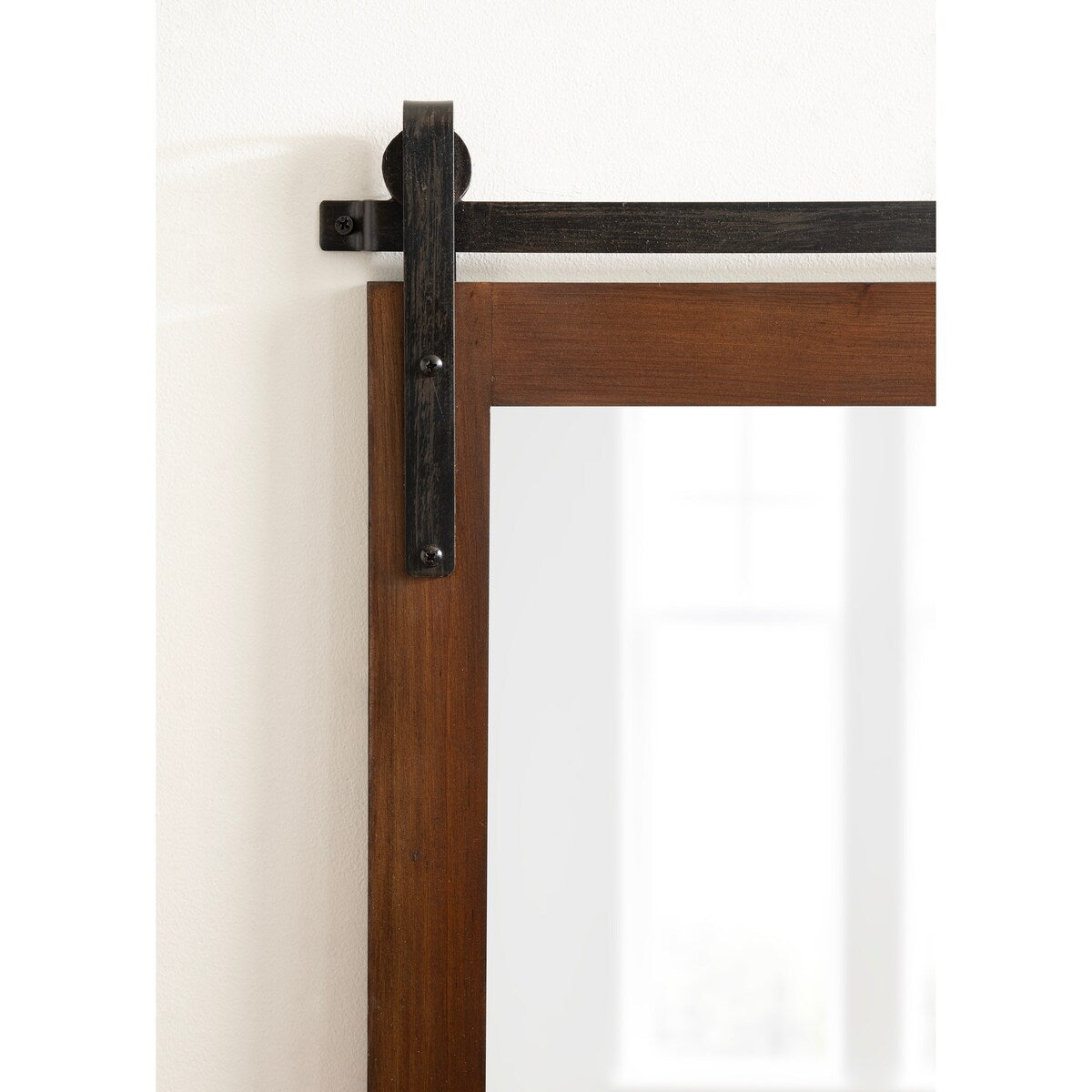 Kate and Laurel Cates Miroir mural rectangulaire rustique