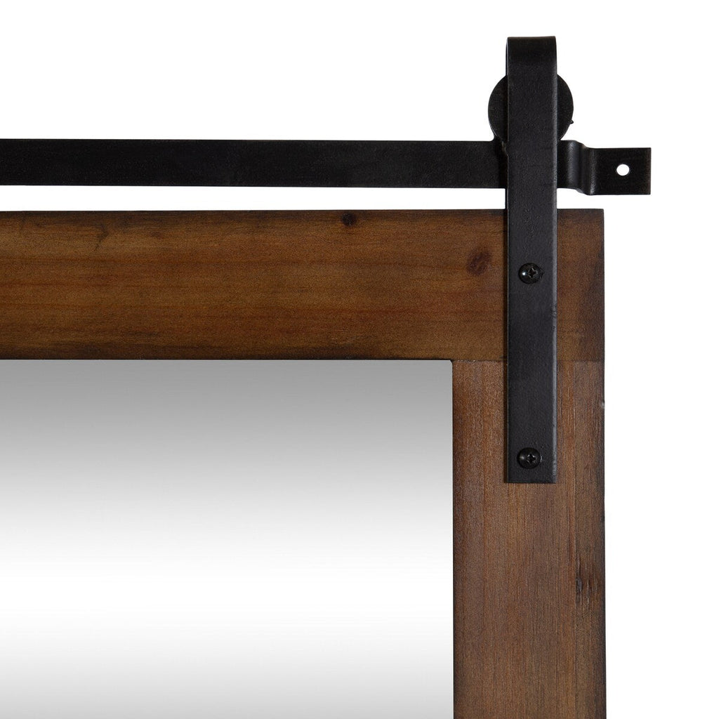 Kate and Laurel Cates Miroir mural rectangulaire rustique