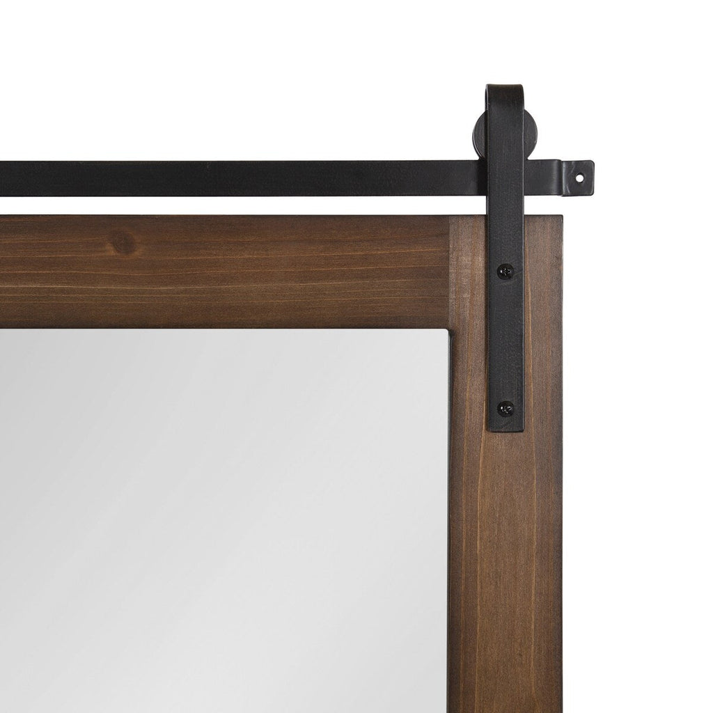 Kate and Laurel Cates Miroir mural rectangulaire rustique