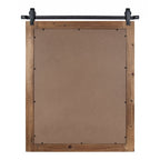 Kate and Laurel Cates Miroir mural rectangulaire rustique