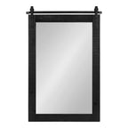 Kate and Laurel Cates Miroir mural rectangulaire rustique