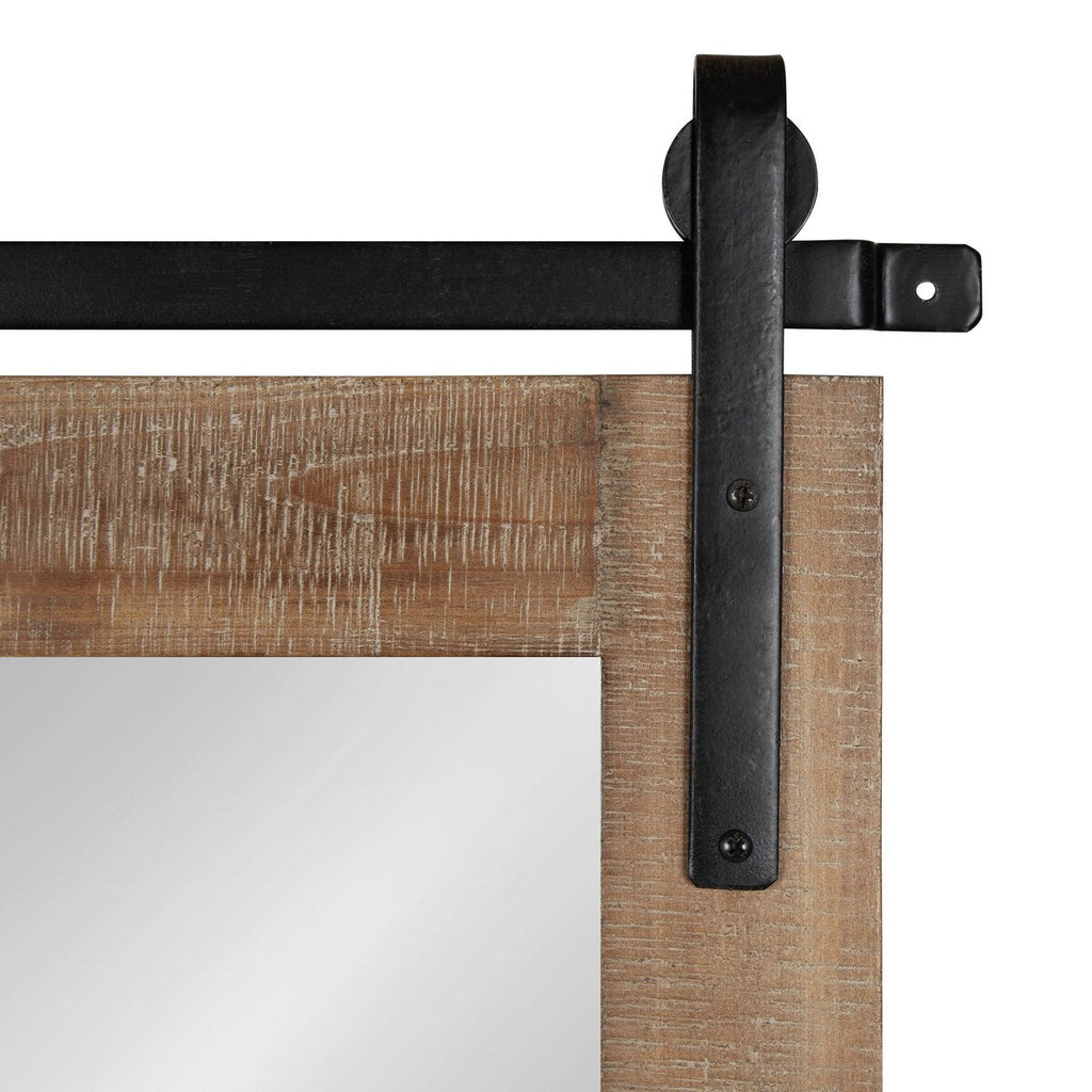 Kate and Laurel Cates Miroir mural rectangulaire rustique