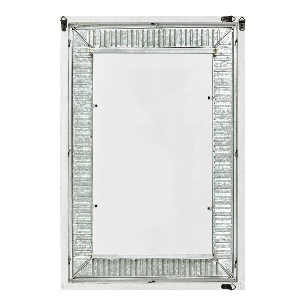 Kate and Laurel Deely Miroir mural en bois et métal