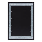 Kate and Laurel Deely Miroir mural en bois et métal