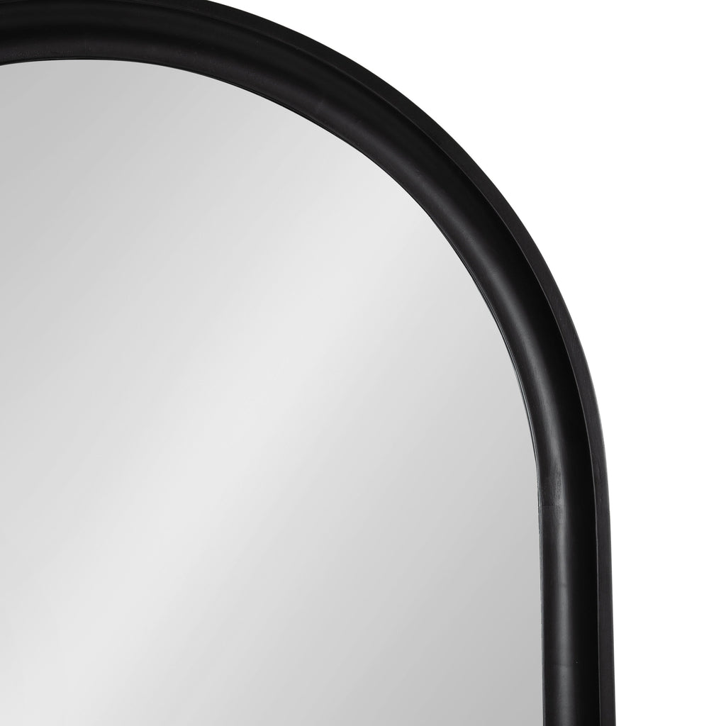 Miroir mural en bois à arche de Kate and Laurel, modèle Hatherleigh